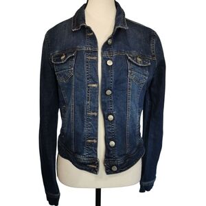 WGB By Walter Baker Dark Wash Denim Casual Jean Jacket - Sz M